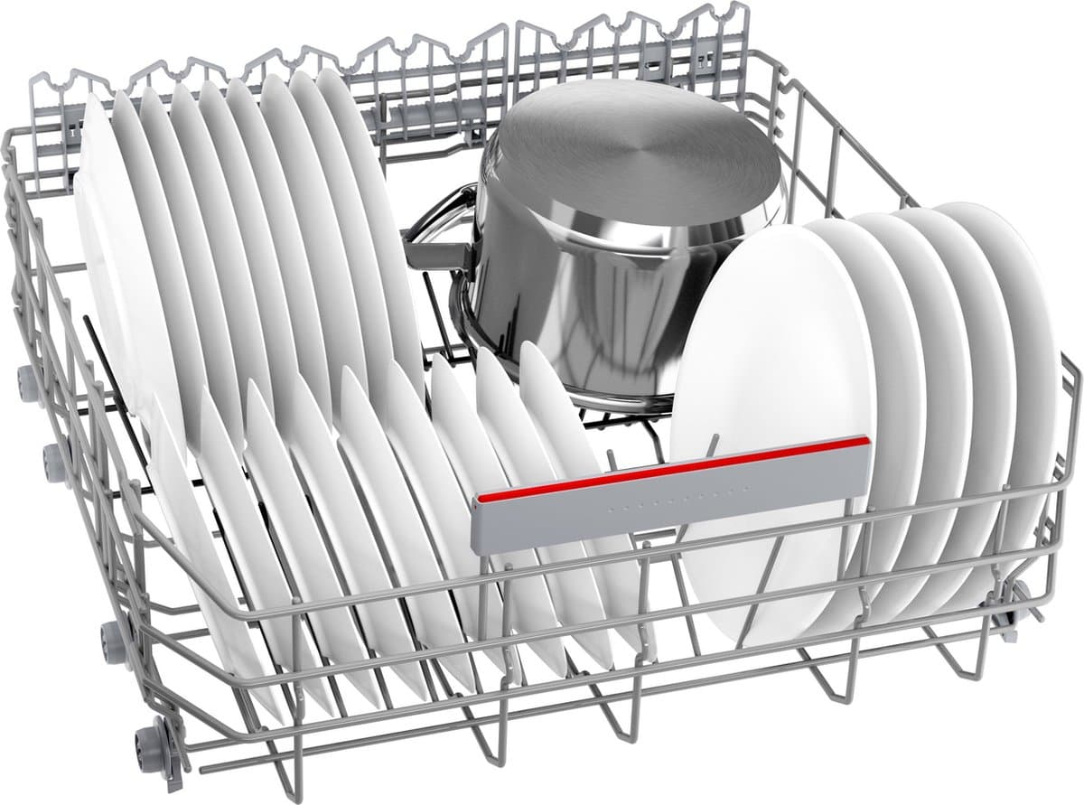 Bosch SMS4ECW28E - Serie 4 - Vrijstaande vaatwasser - 60 cm - Wit - Energielabel A - Extra droog optie - Home Connect - Vario Lade voor bestek en kookgerei thumbnail 3