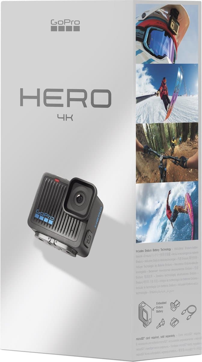 GoPro HERO 2024 - Actioncam - 4K Video - 12 MP - Zwart thumbnail 3
