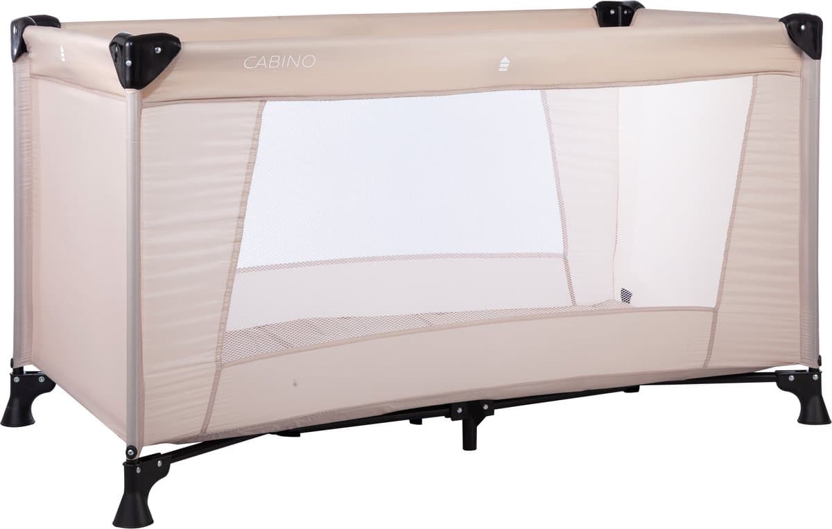 Cabino Campingbedje / Reisbedje Opvouwbaar set Inclusief Transporttas en Matras – 120 x 60 cm - Dune thumbnail 3