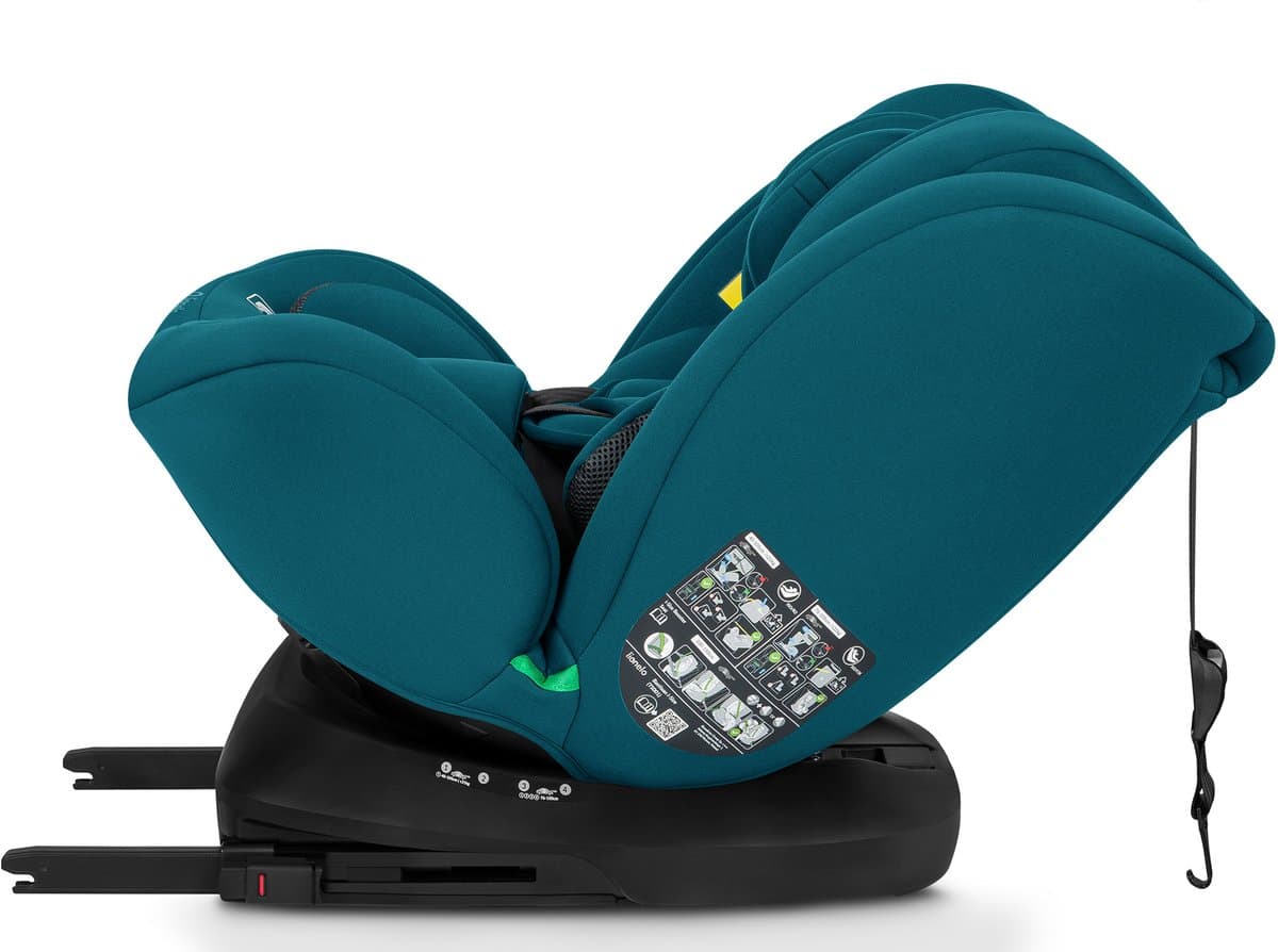 Lionelo Bastiaan 4in1 - Autostoel ISOFIX 360° Draaibaar - van Geboorte tot 12 jaar (40-150 cm / Groep 0/1/2/3) - RWF & FWF - Memory Foam - SideProtect - Volledig verstelbaar - Comfortabele Brede Zitting - Autostoeltje i-Size thumbnail 4