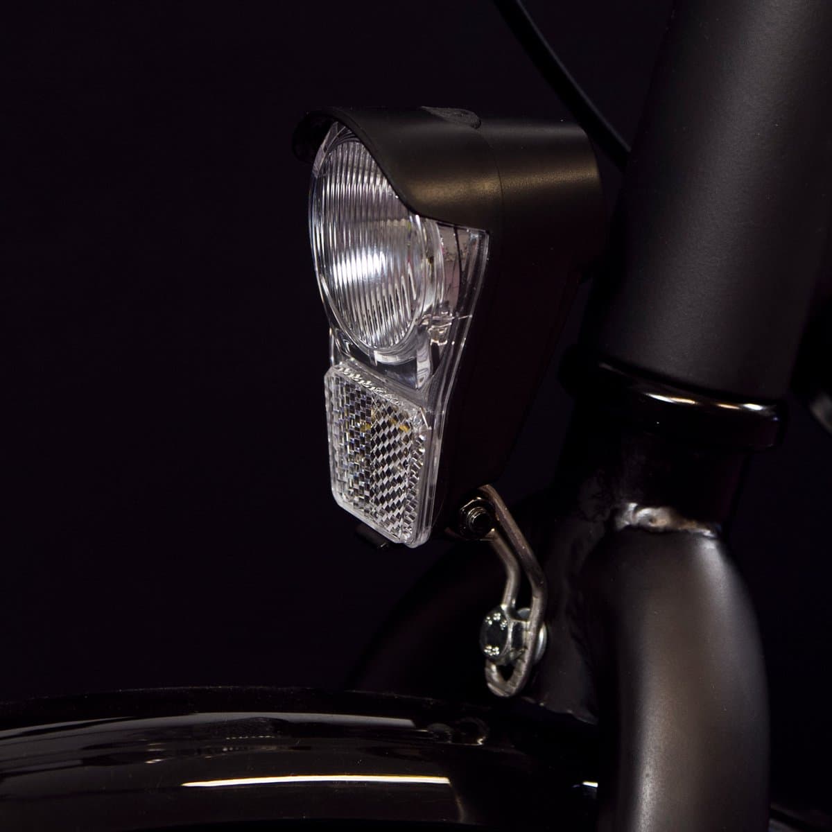 Spanninga Moderne LED-koplamp - geïntegreerde reflector - batterijvoeding - veelzijdige montage - 4 Lux - inclusief batterijen thumbnail 3
