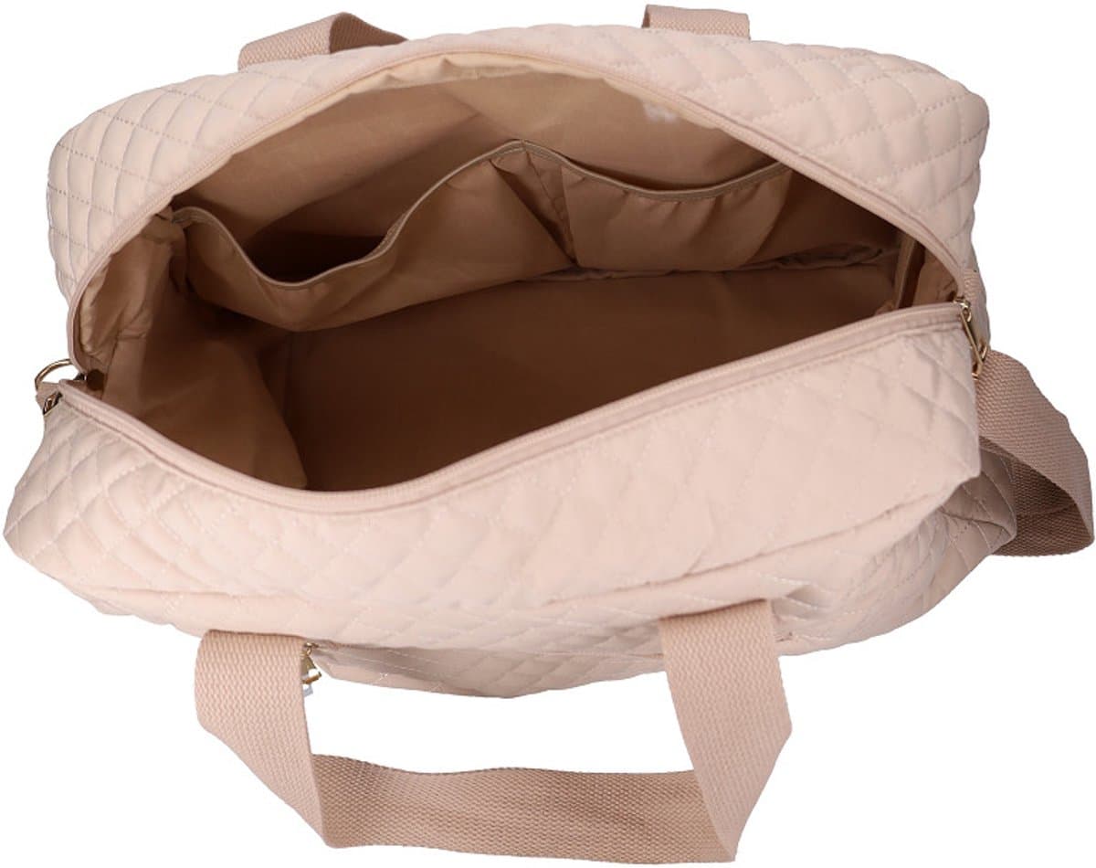 Kidzroom Calm Embrace Luiertas - Beige - 28 x 40 x 16 cm - Verschoonmatje - Verstelbare schouderband - Ophanglussen kinderwagen thumbnail 6