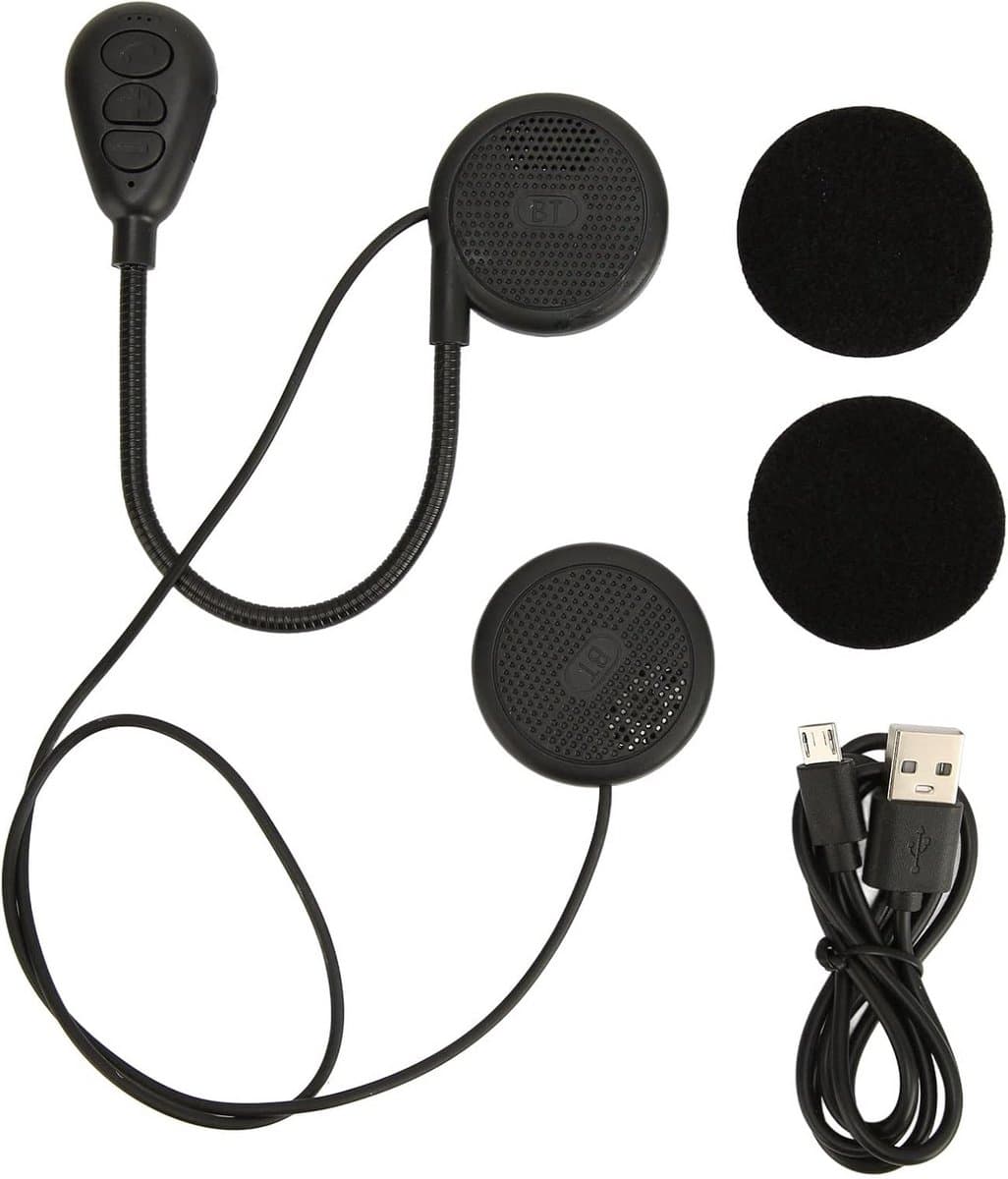 Bluetooth Headset voor Motorhelm met Handsfree Bellen en Noise Cancelling thumbnail 7