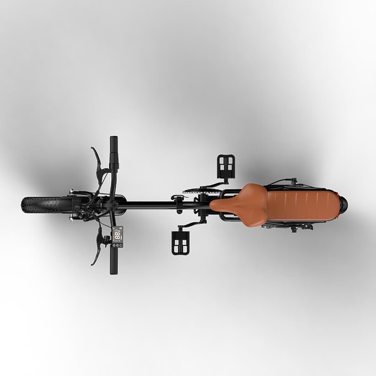 KOOLUX | X10 Elektrische Vouwfiets | E-Bike | 16 x 3.0 Inch Dikke Banden | 36V 13Ah 620Wh Lithium Accu | 250 W Motor | Maximaal 25/u | Maximaal bereik 55km | LCD Scherm | Zwart thumbnail 8
