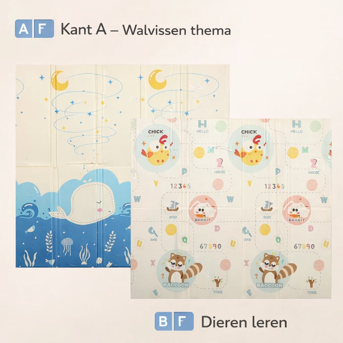 OODBLUE XXL Baby Speelmat 200x180cm - Extra dik XPE foam thumbnail 4