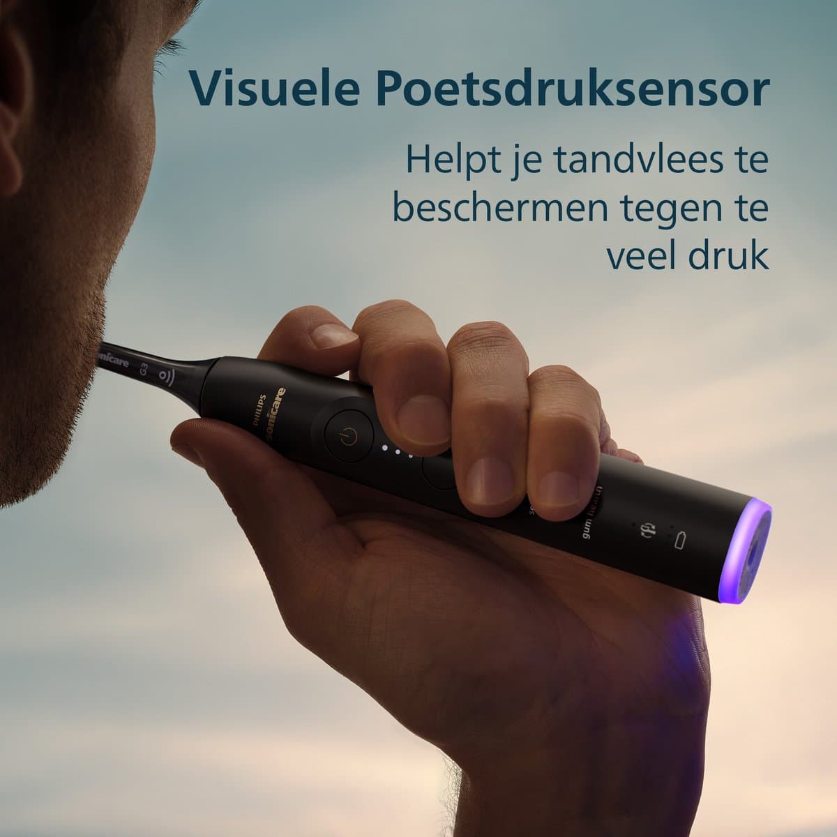 Philips Sonicare 7100 Series - Elektrische Tandenborstel - Zwart - Reisetui - Gezonder tandvlees - HX7421/01 thumbnail 7
