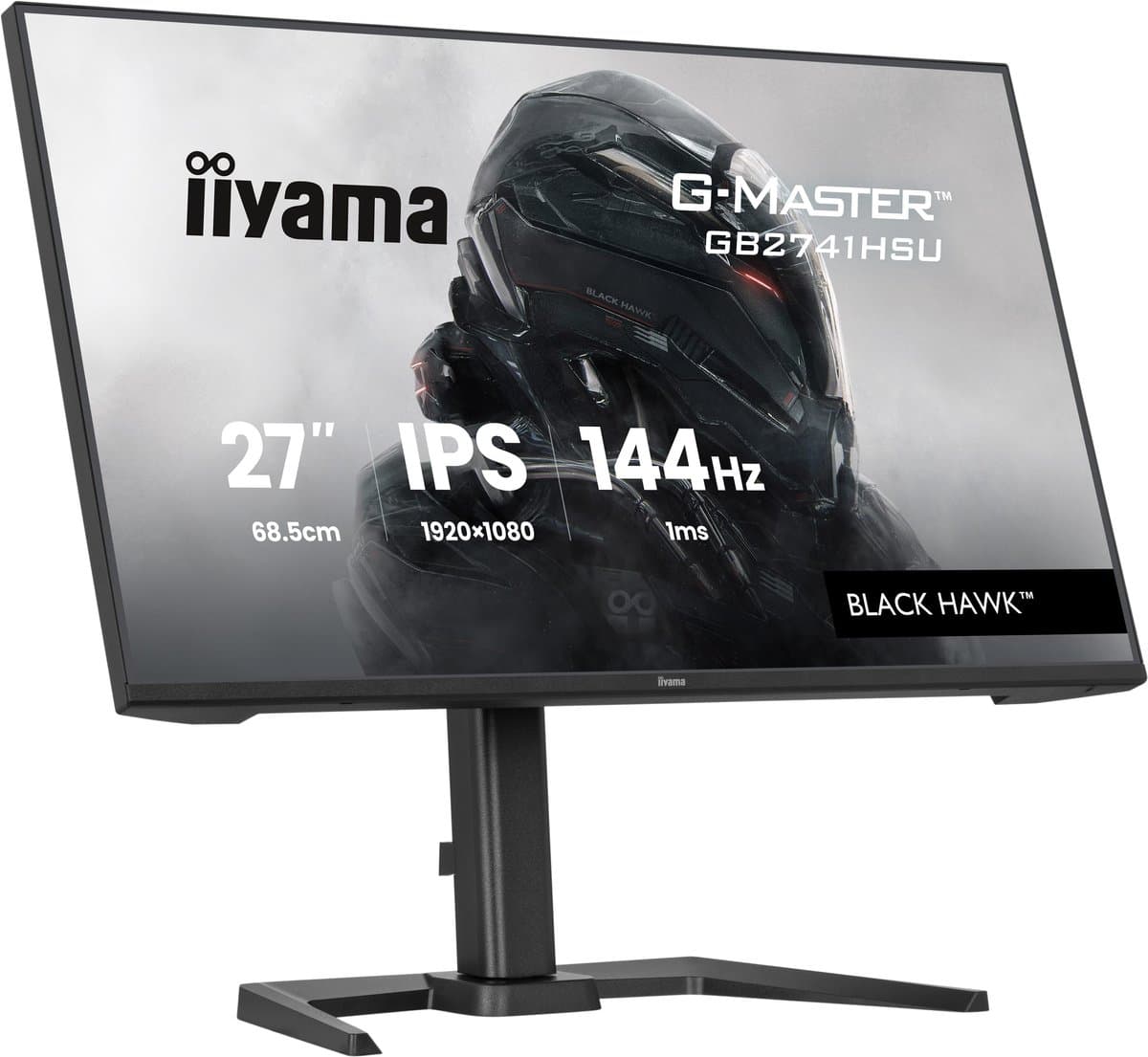iiyama G-Master GB2741HSU-B1 Black Hawk - 27 inch - Full HD - IPS - 240 Hz - Verstelbaar thumbnail 2