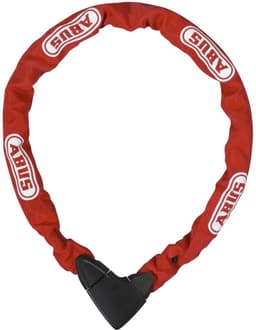 Productfoto van ABUS 8900 kettingslot 85 cm met vierkantketting van 9 mm, rood