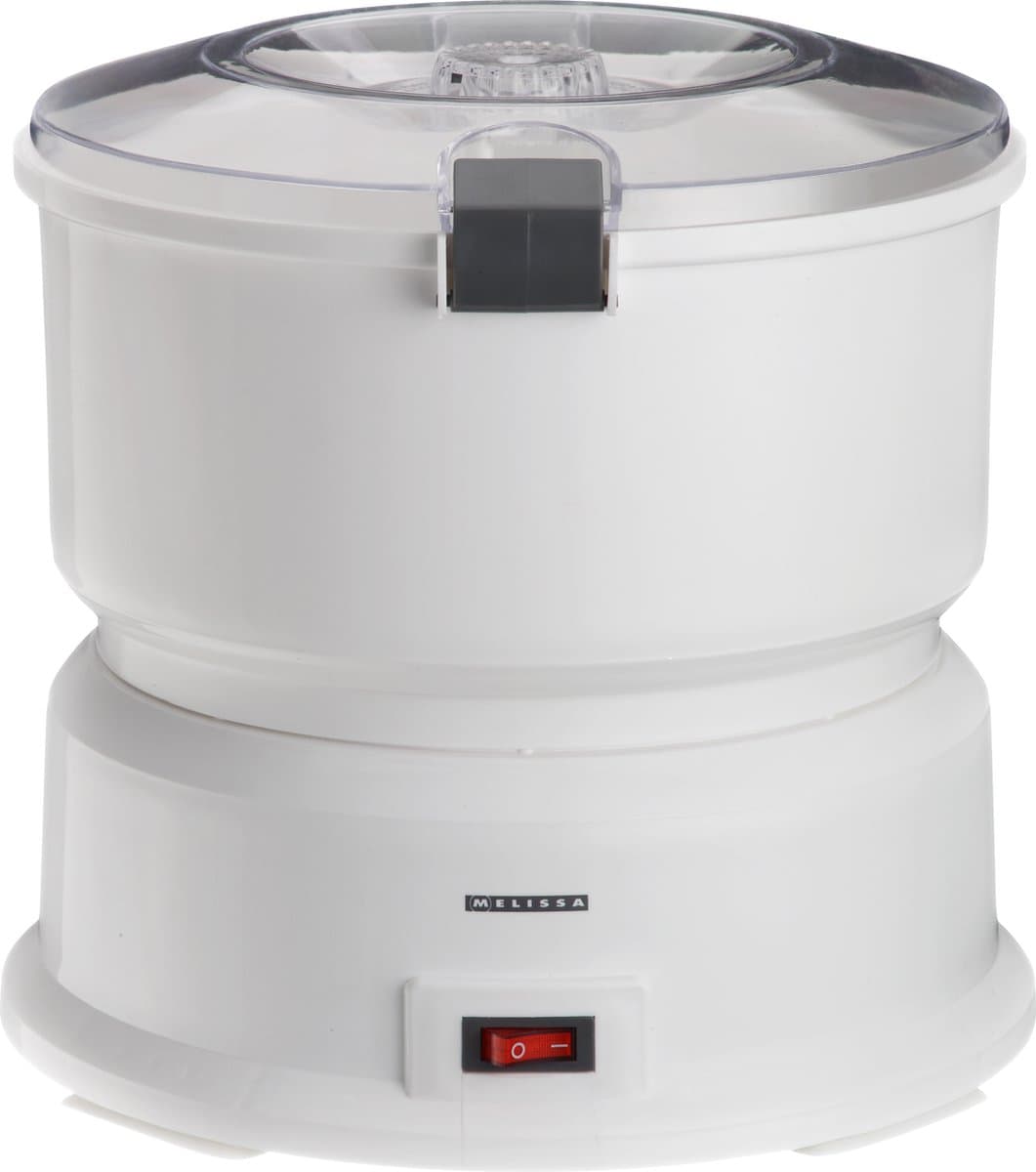 Melissa Elektrische Aardappelschiller - 85W - Aardappelschrapmachine met slacentrifuge - 16220008 - Wit