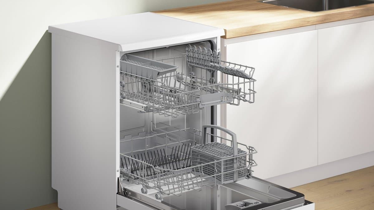 Bosch SMS2HTW02E - Serie 2 - Vaatwasser - Vrijstaande vaatwasser - 60 cm - Wit - Energielabel D - Home Connect - Extra Droog: optie voor extra grondige droogresultate thumbnail 4
