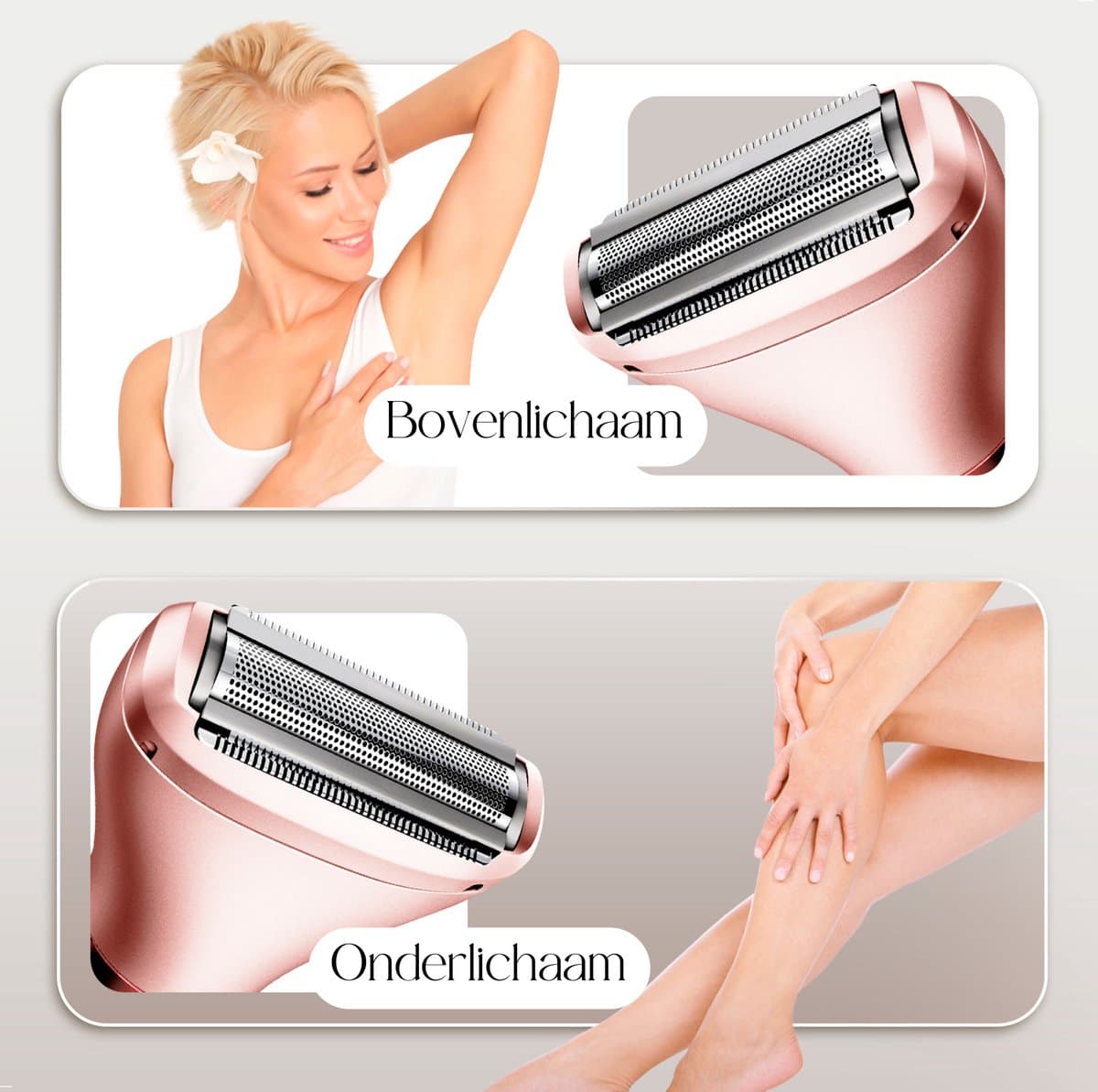 Ladyshave Gezicht - Oksels - Benen - Bikinilijn - Scheerapparaat Vrouw - Ontharingsapparaat Electrisch Ontharen - Gezichtsontharing Dames - Trimmer Vrouw - Ladyshaves Bikini - USB Oplaadbaar thumbnail 5