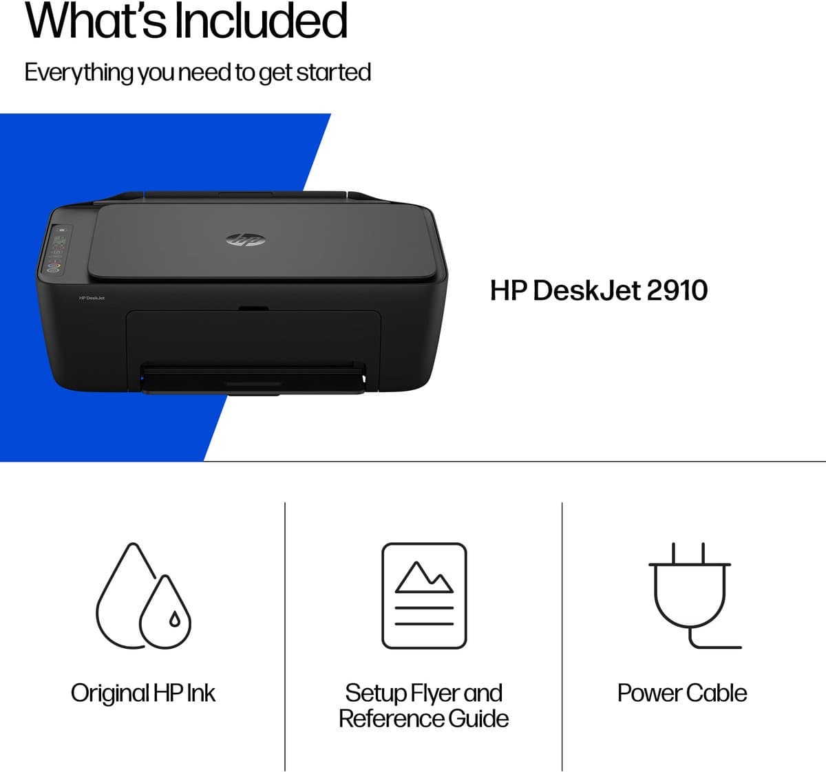 HP DeskJet 2910 Draadloos All-in-One Kleur Printer, Instant Ink thumbnail 2