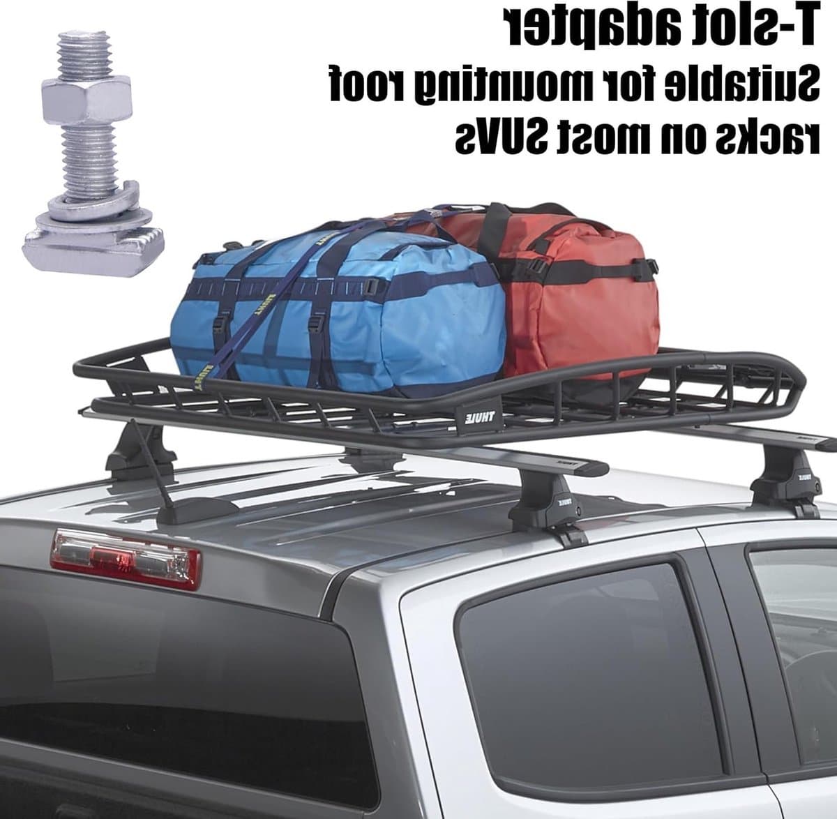T-groove adapters set van 8, RVS groeven voor fietsen, dakkoffers en ski-uitrusting, ideaal voor reparaties en belastingbeperkingen thumbnail 7