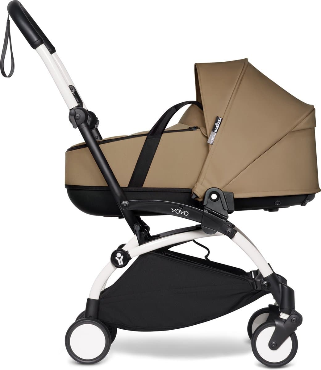 Babyzen YOYO Reiswieg, Toffee - De reiswieg bevat een dikke dubbel matras, ventilerend kuipje & zonnekap - Vereist een YOYO2 frame (apart verkrijgbaar) thumbnail 6