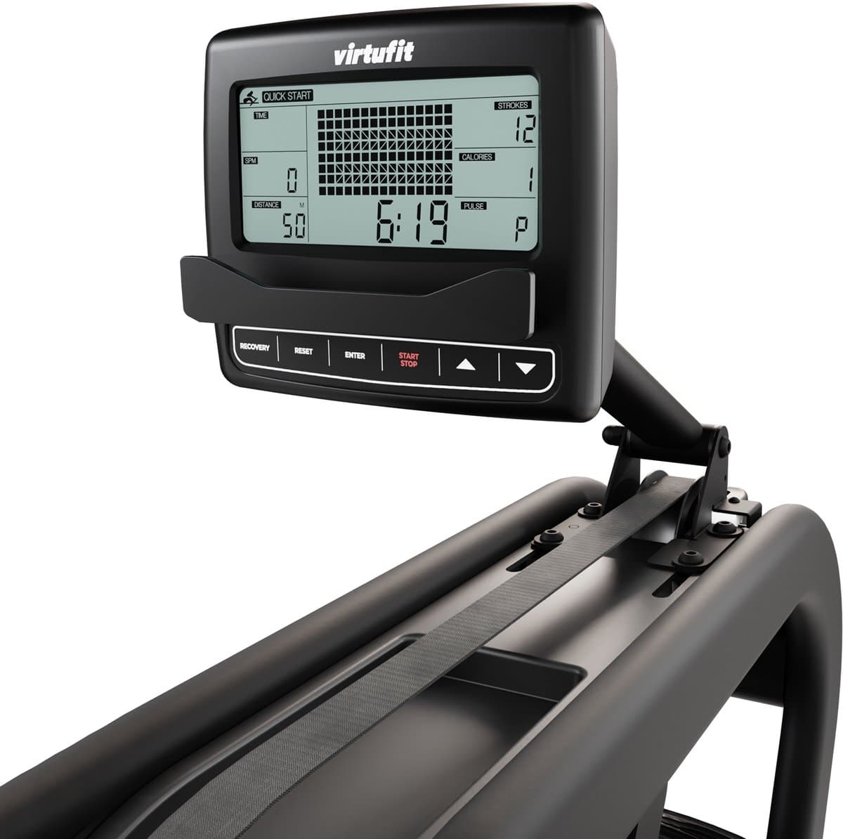 VirtuFit Pro ROW1000 Roeitrainer met Waterweerstand – Opklapbaar – 32 Programma's – Incl. Display en Transportwielen – Gratis Kinomap – Max. 227 kg gebruikersgewicht – Roeimachine – Roeiapparaat thumbnail 6