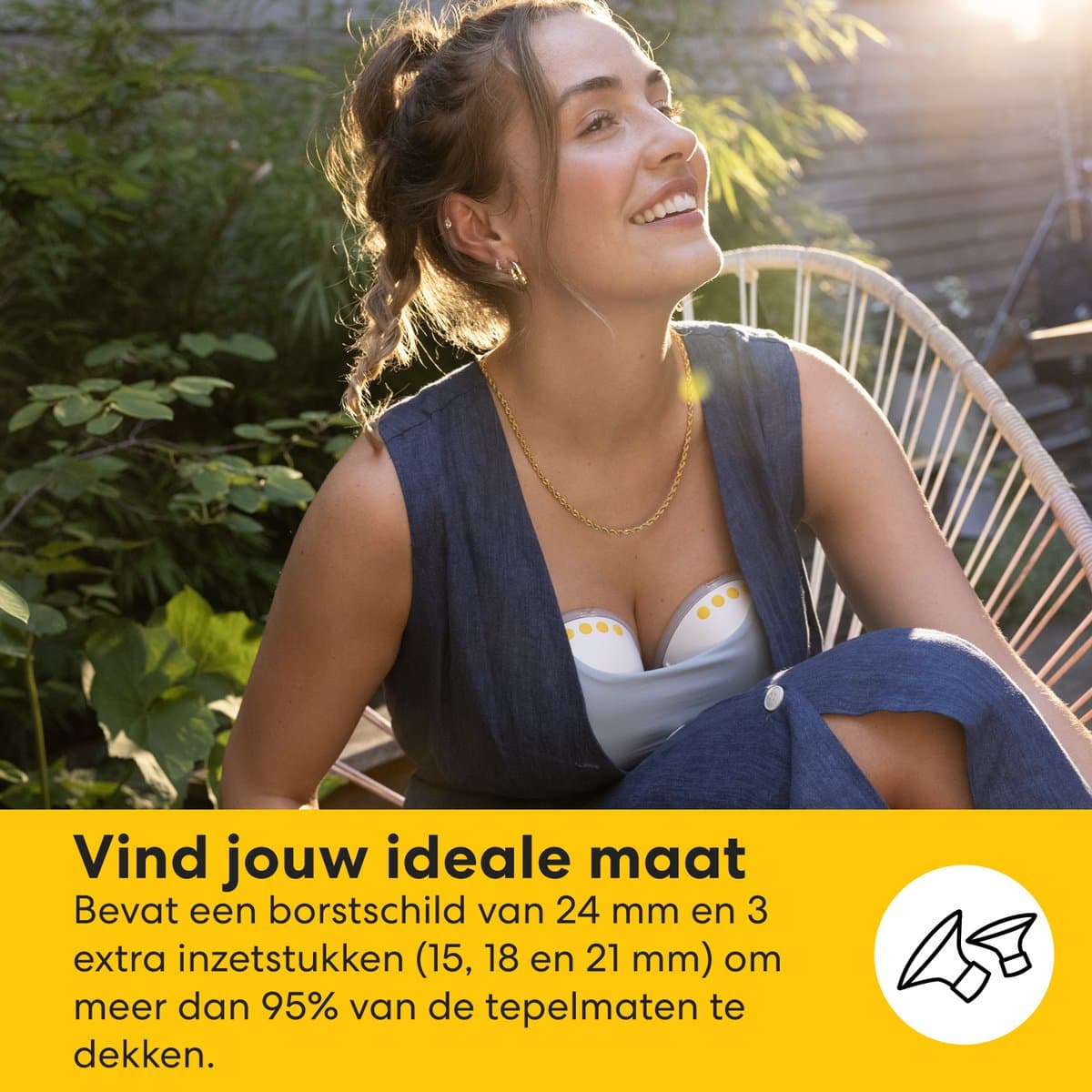 Medela Motion InBra dubbel + Ultra-ademende zoogkompressen 60 stuks - Voordeelverpakking thumbnail 7