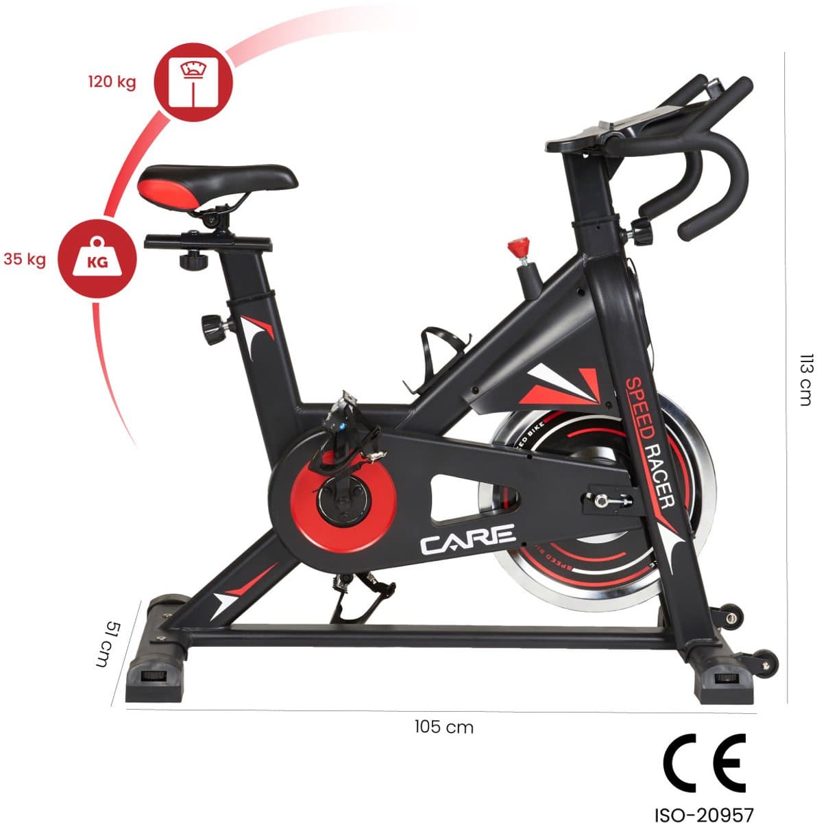 Acer CARE SPEED RACER - 22kg vliegwiel, stil en stabiel trainen thumbnail 4