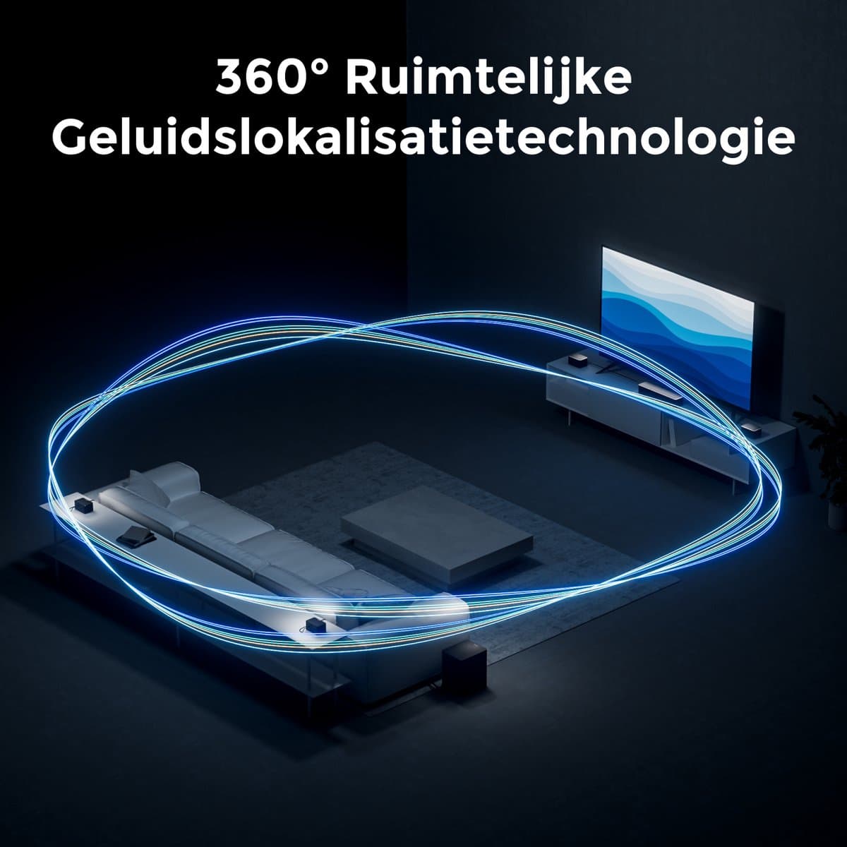 ULTIMEA - 7.1 Soundbar met Dolby Atmos - Surround Sound System voor TV met draadloze subwoofer - Poseidon D80 Boom thumbnail 7