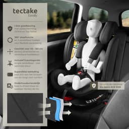 Productfoto van tectake Draaibare Autostoel i-Size 360°