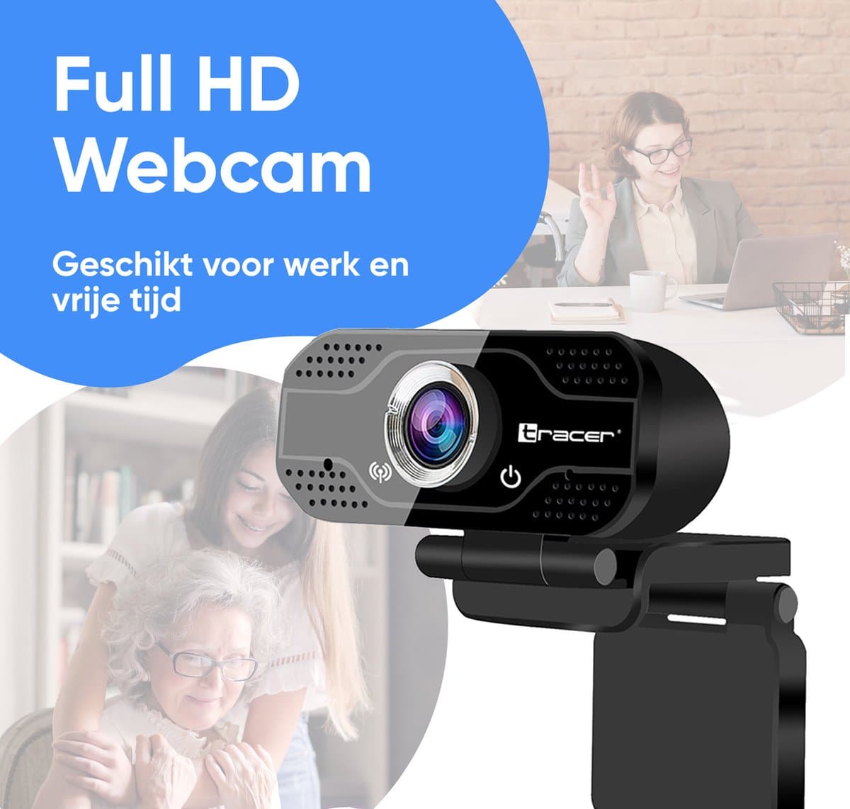 Webcam - Voor pc - Met Microfoon - Full HD thumbnail 6
