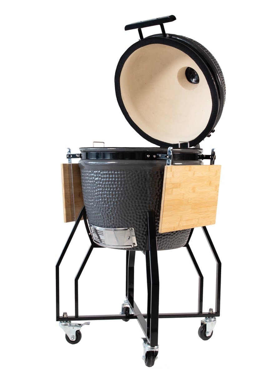 Grill Guru Kamado Barbecue Original Large ø47cm / ø18,5inch - Compleet - Grijs thumbnail 8