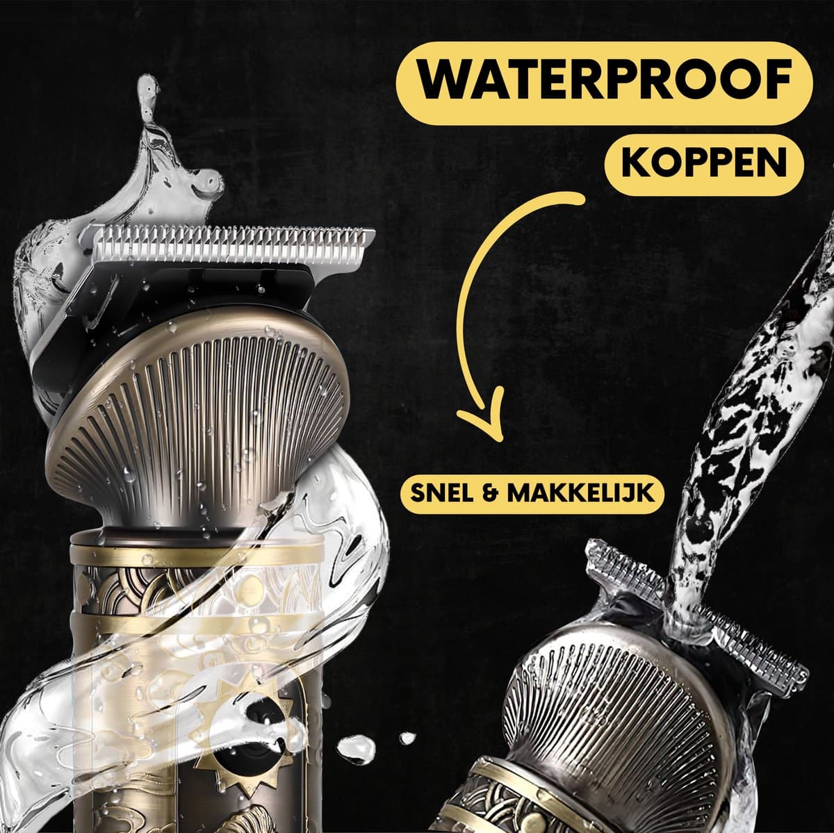 Sansbeauté 2-in-1 Baardtrimmer Mannen - Trimmer voor Baard en Lichaam - Incl. 2 opzetstukken - Bodygroomer Mannen - Bodytrimmer Heren - Haar trimmer - Tondeuse - 0.5-15MM - Neus en Oor - Trimapparaat - Baard Machine thumbnail 7