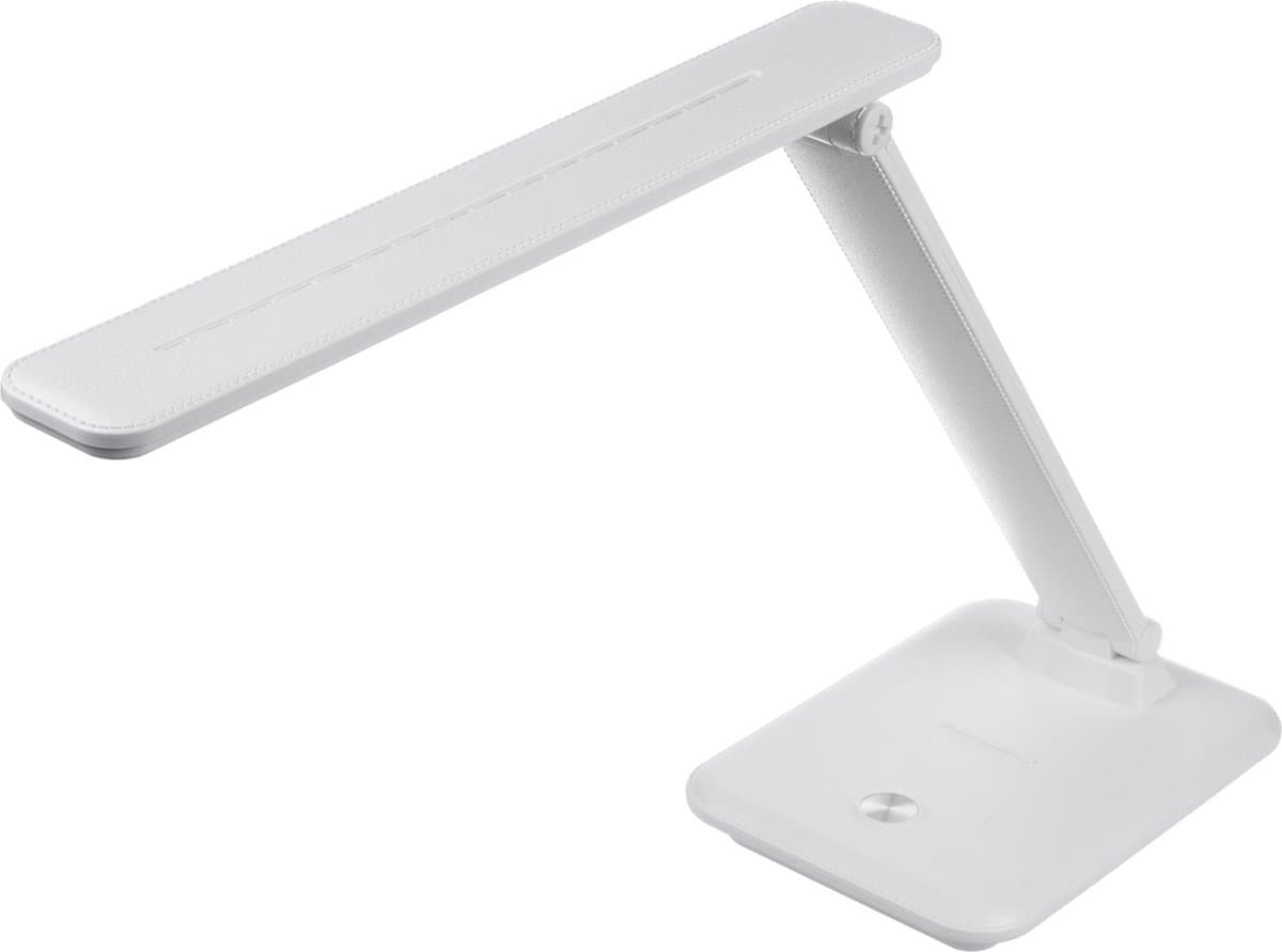 Maclean LED - Bureaulamp 9W - Dimbaar - 3 lichtkleuren (3000K / 4500K / 6500K) - Flexibele Arm - Touchbediening - Wit thumbnail 3