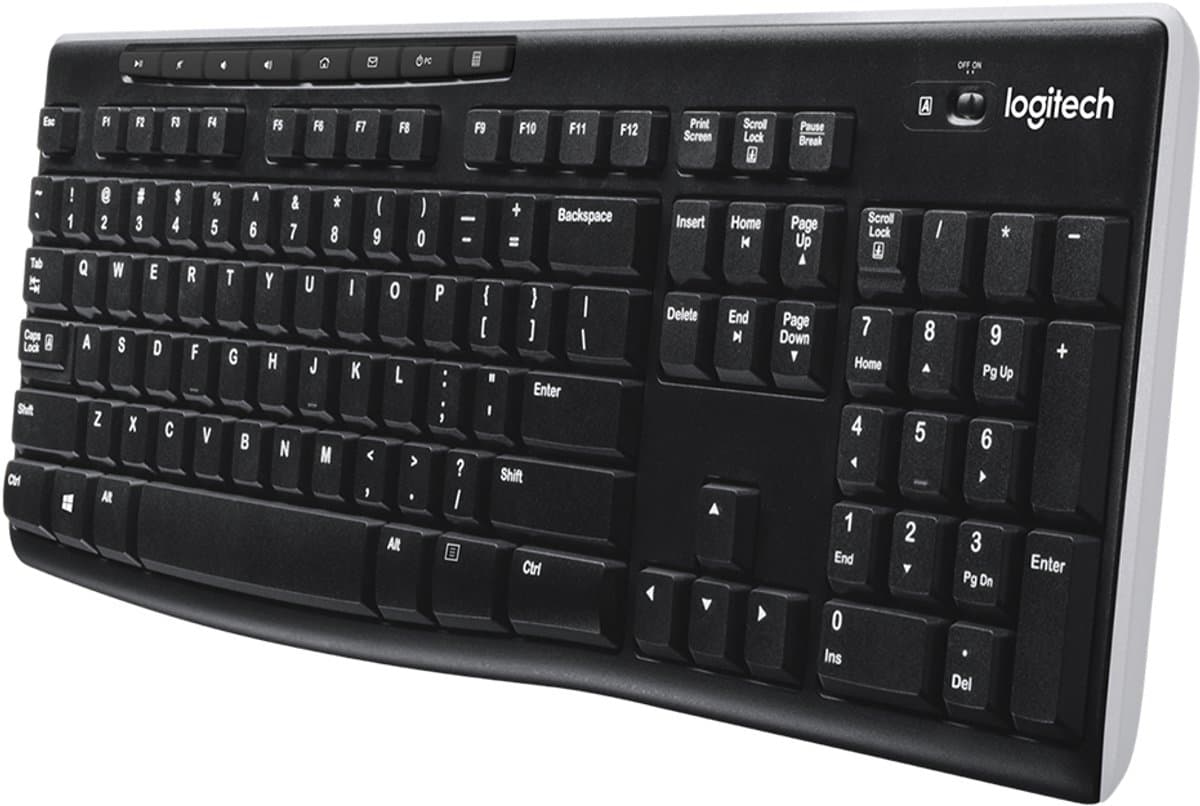 Logitech K270 Draadloos Toetsenbord QWERTY ISO Zwart thumbnail 8