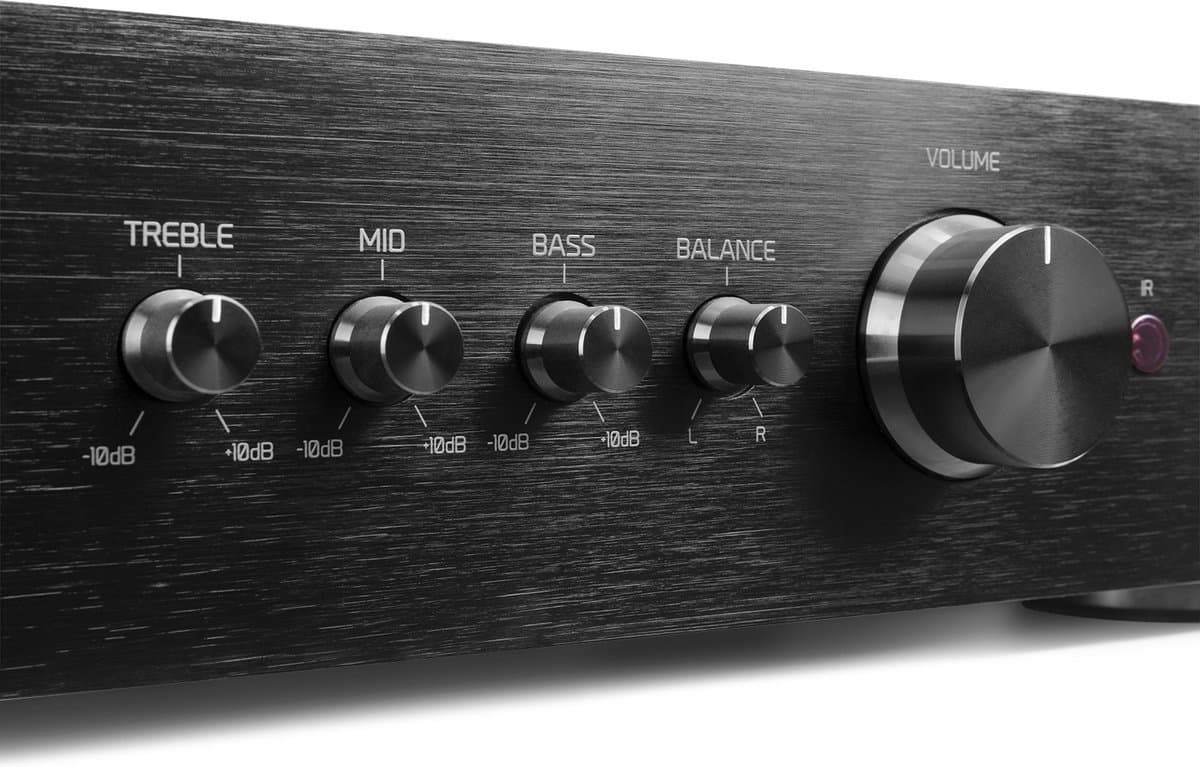 HiFi Stereo Set - Fenton set met tuner, versterker en 2 speakers - FM, DAB en internetradio - 200W thumbnail 6