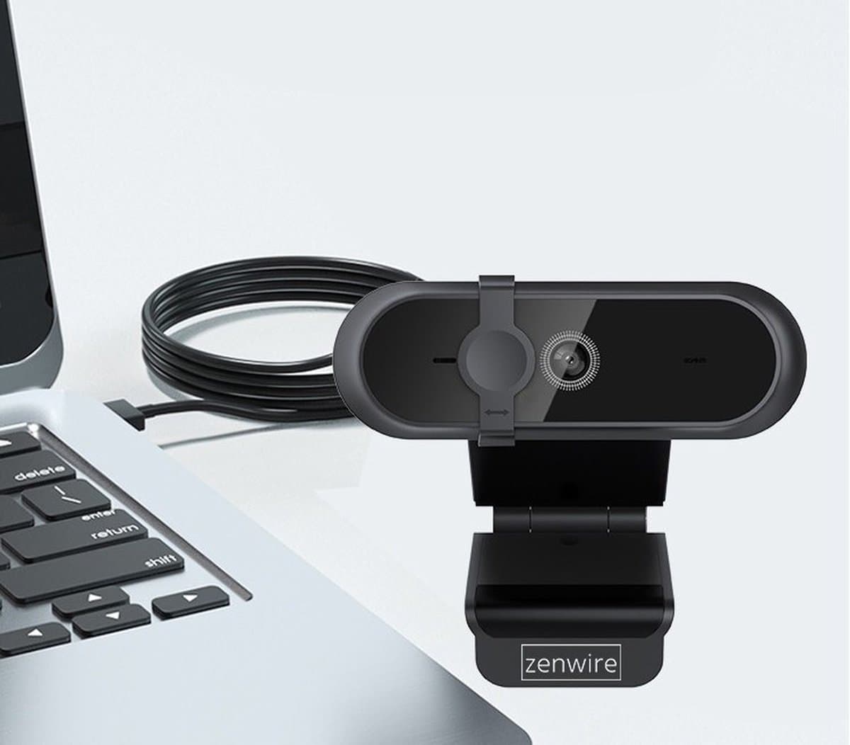 Zenwire W6 Webcam: Full HD 1080p, autofocus, privacy cover thumbnail 7