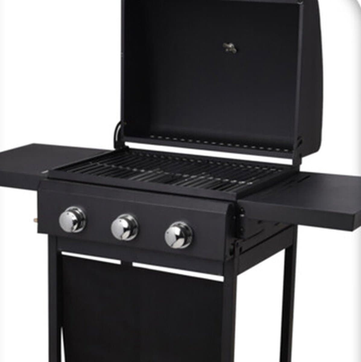 Gas Barbecue Vaggan 139 x 56,5 x 106 cm Black thumbnail 2