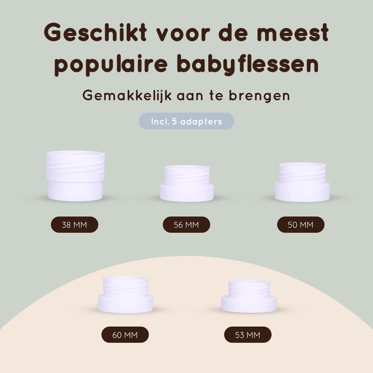 Lovinoo Flessenwarmer Onderweg - Draagbare Draadloze Baby Flessenwarmer - Flesverwarmer - 4 Temperatuurniveaus - USB Oplaadbaar - Incl. 6 Adapters - 13.200 mAh - Wit thumbnail 7