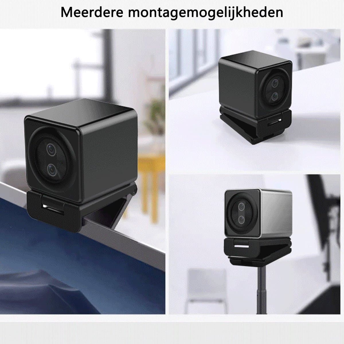 NAXSIR 4K HD Media Webcam met Fernbedienungen - Ideal voor Web Conferencing & Live Streaming | Met Verrekijker Optiek en Afstandsbediening thumbnail 3