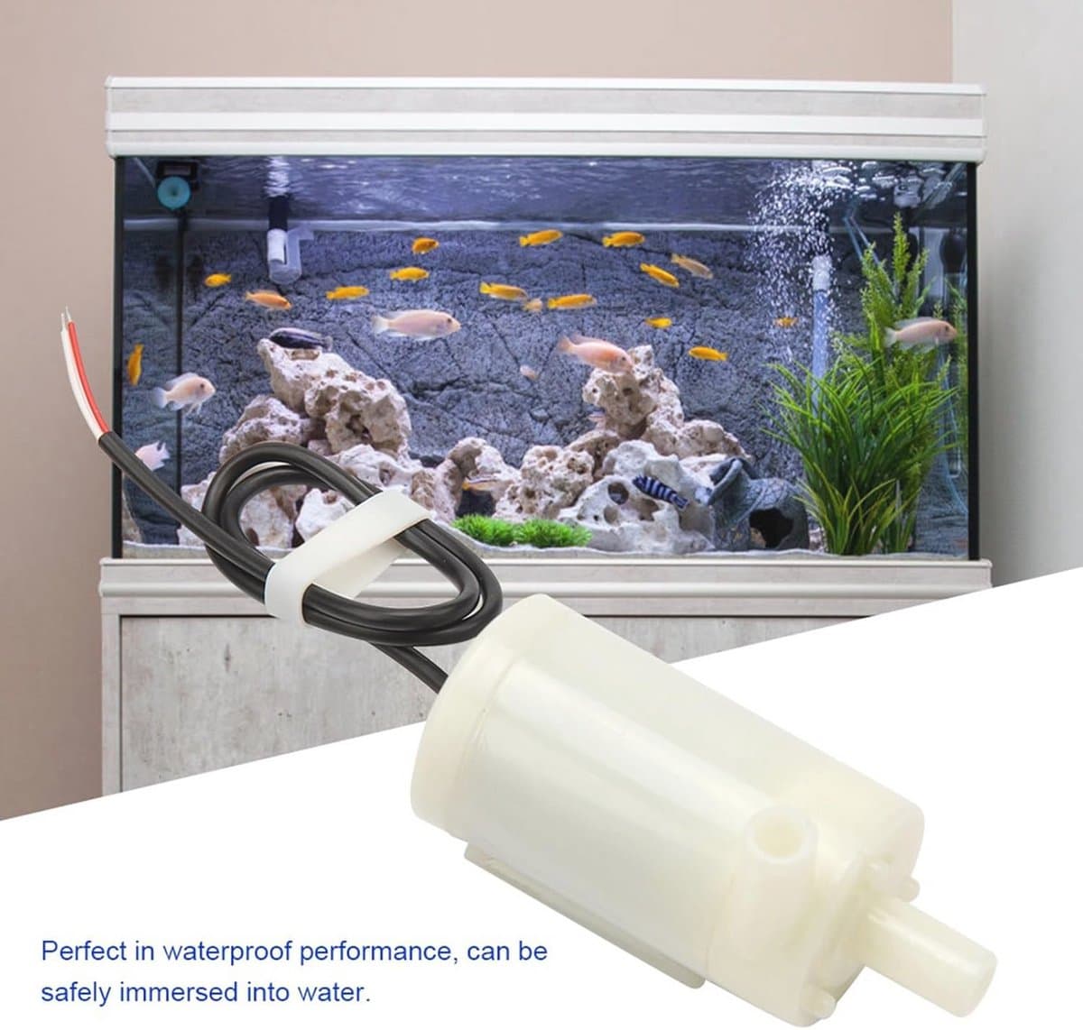 Mini Dompelpomp voor Aquarium en Tuin - Energiezuinige Waterpomp voor Hydrocultuur en Zwembad thumbnail 3