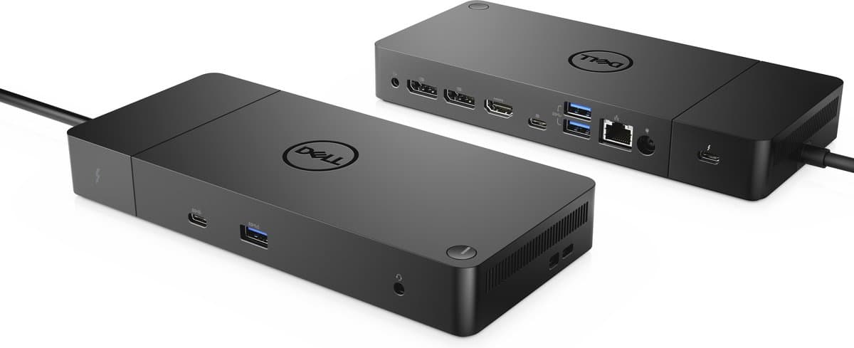 DELL WD19TB Bedraad Thunderbolt 3 Zwart thumbnail 2