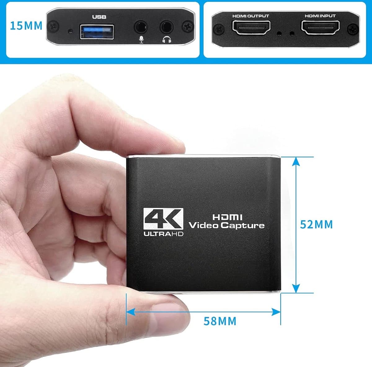 Lexium Capture card 4K - Game Capture Card - Video Grabber - Video Capture Card 4K thumbnail 2
