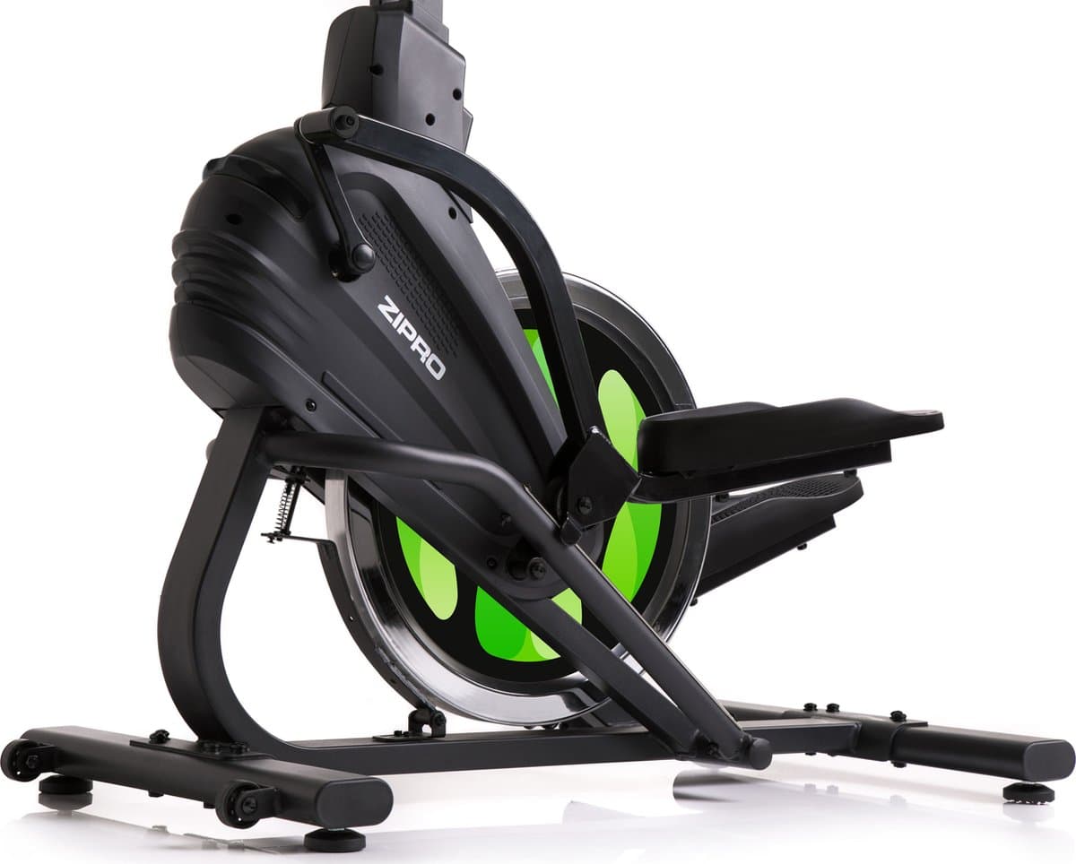 ZIPRO CLIMBER - Crosstrainer & Stepper 2-in-1 - Magnetisch - 120kg Belasting - Compact - Hartslag - Groen/Zwart thumbnail 7