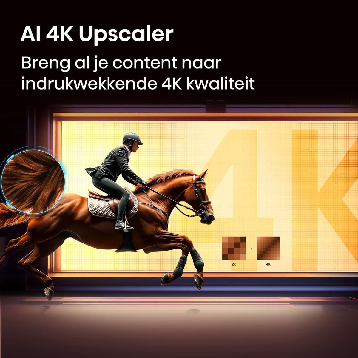 Hisense 75E7S SmartTV - 75 inch - 4K Hi-QLED - 2026 - Hi-QLED Colour - Dolby Vision Atmos - AI 4K Upscaler - AI Smooth Motion - Game Mode Plus - Filmmaker Mode thumbnail 5