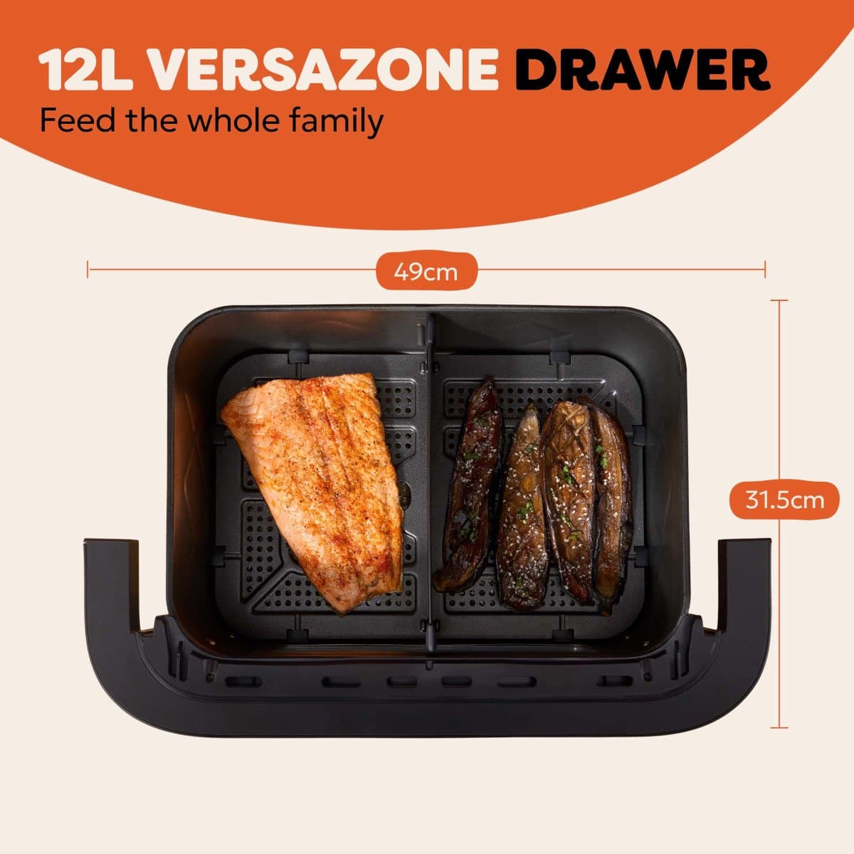 Instant Pot Vortex Versazone 12L Zwart Air Fryer thumbnail 8