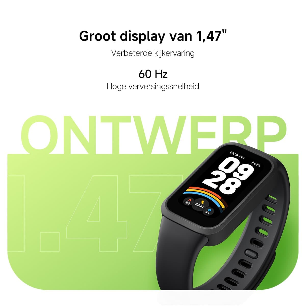 Xiaomi Smart Band 9 Active - Activity tracker - Roze thumbnail 3