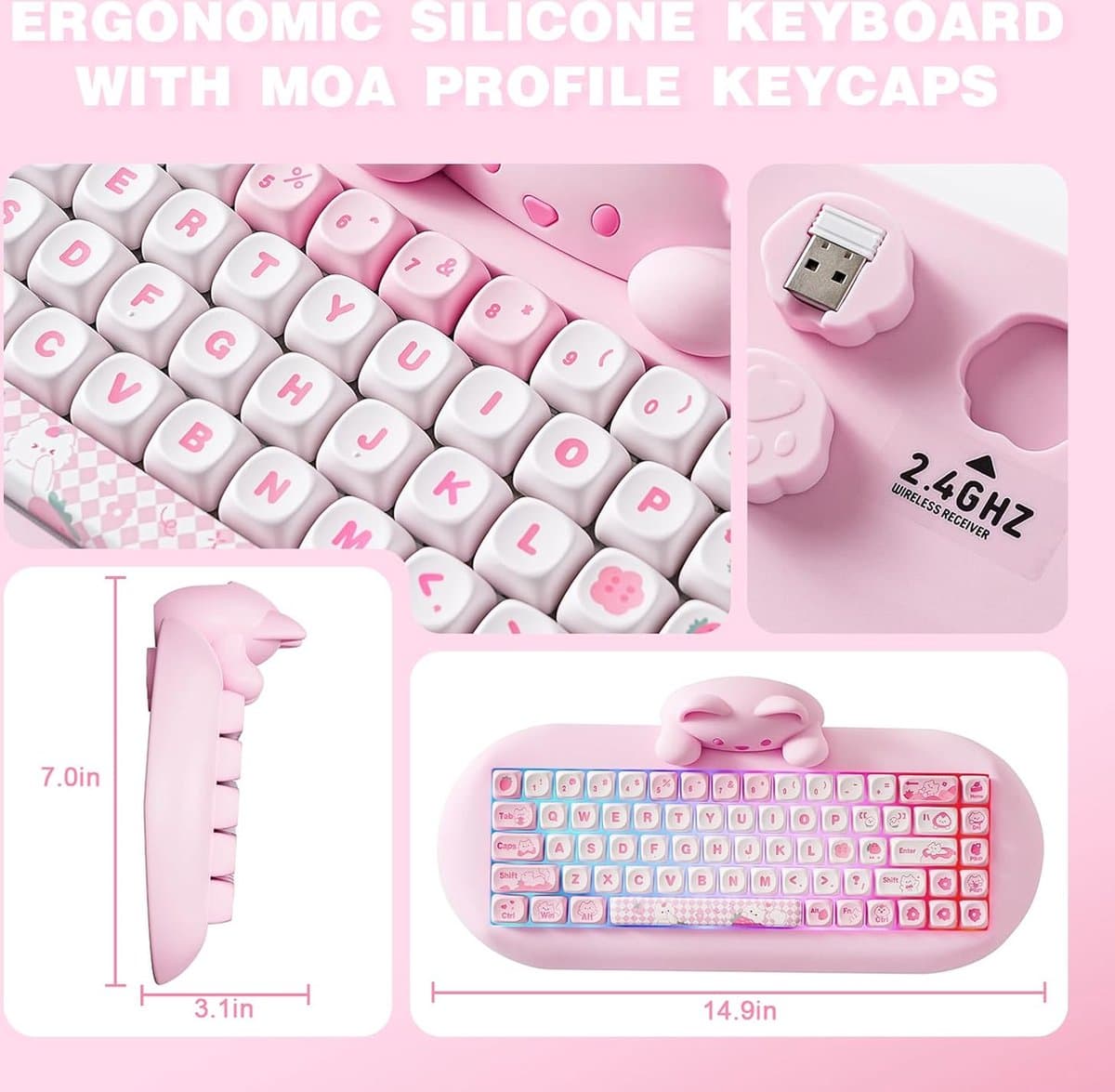 Lexium Mechanisch Toetsenbord - Gaming Toetsenbord - Mechanical Keyboard thumbnail 3