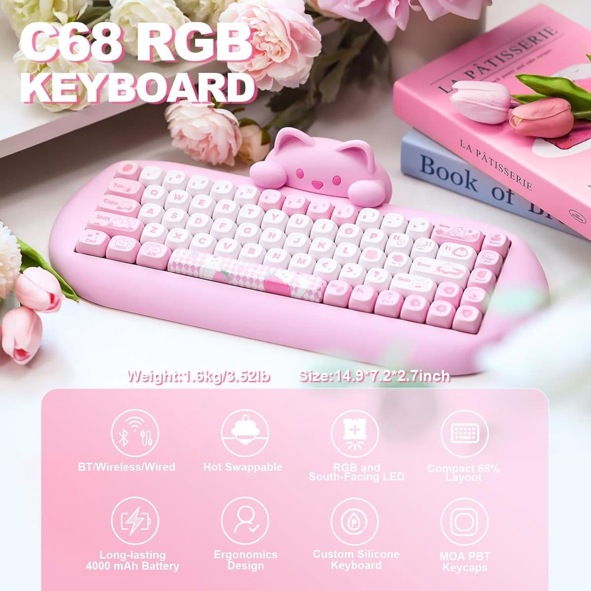 Lexium Mechanisch Toetsenbord - Gaming Toetsenbord - Mechanical Keyboard thumbnail 2