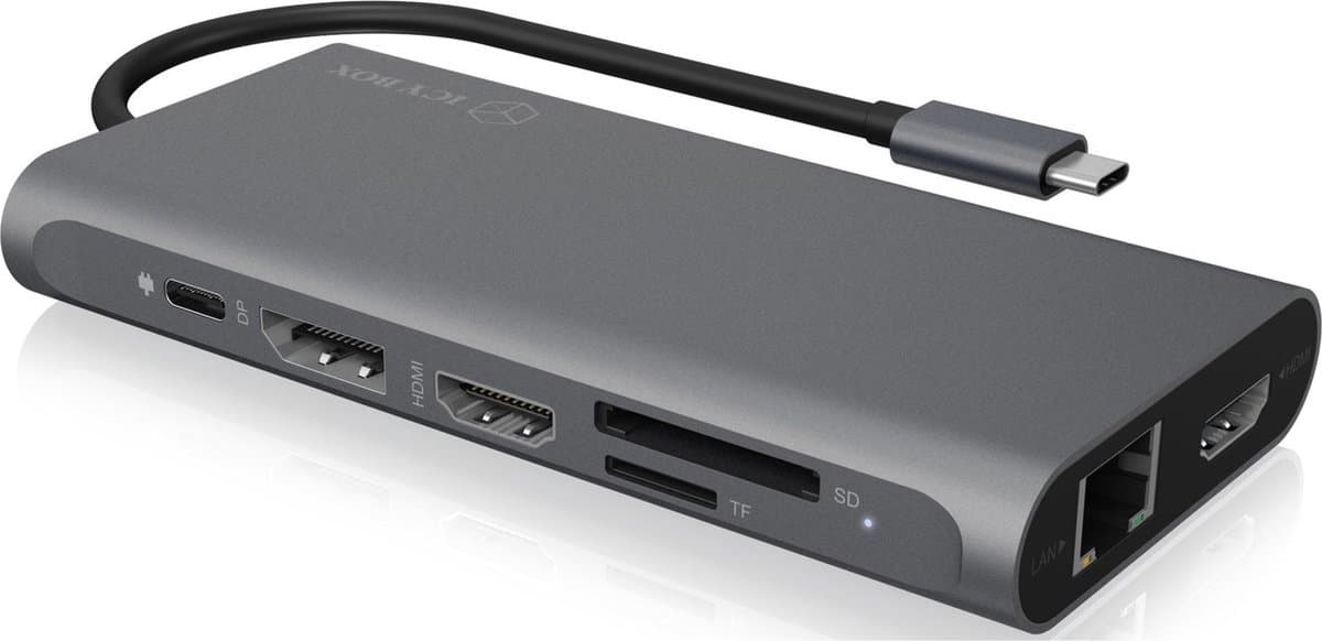 ICY BOX IB-DK4050-CPD USB-C 12-in-1 PD 100W DockingStation thumbnail 7