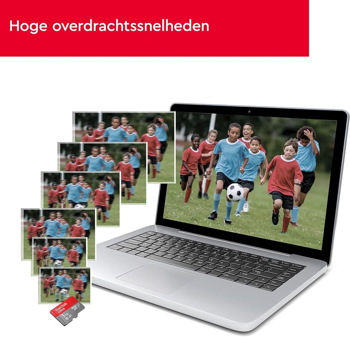 Micro SD Kaart - Geheugenkaart Opslag - Foto Video Opslag - Snelle Data Transfer - 256 GB thumbnail 4