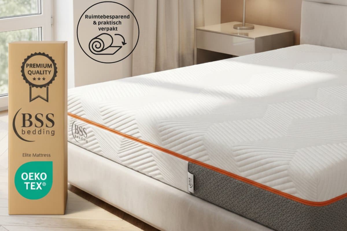 BSS Bedding Elite - Matras - 160x200 - 7-Zone Memory Foam - 22 cm Dikte thumbnail 2