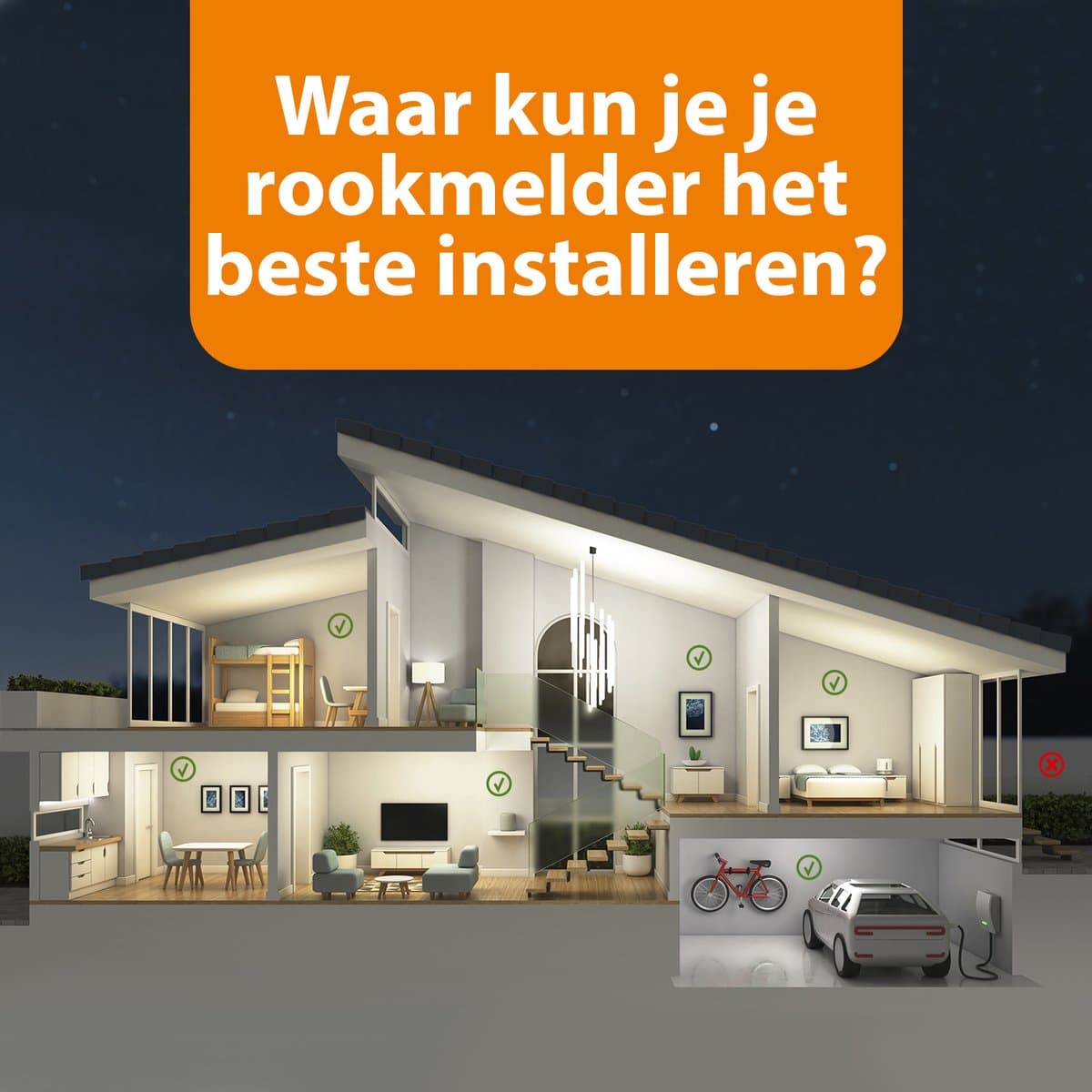 Smartwares 10.044.62 - Rookmelder 85 dB - 1 Jaar batterij, 10 jaar sensor - TUV Gecertificeerd - Brandmelder thumbnail 5