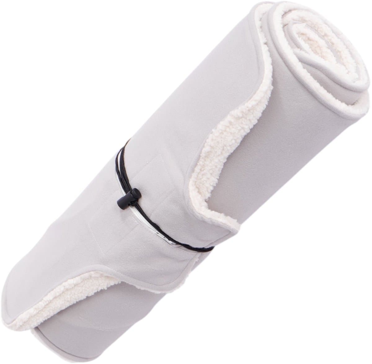 Kuddle Elektrische Deken Draadloos - Warmtedeken Infrarood & Oplaadbaar - Teddy 'Off White' 135x45cm - Inclusief Batterij - Camping - Kamperen thumbnail 8