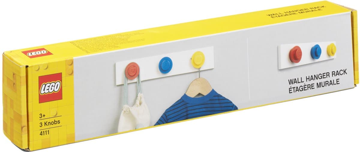 Room Copenhagen LEGO Wall Hanger Rack - Wandkapstok met 3 noppen thumbnail 7