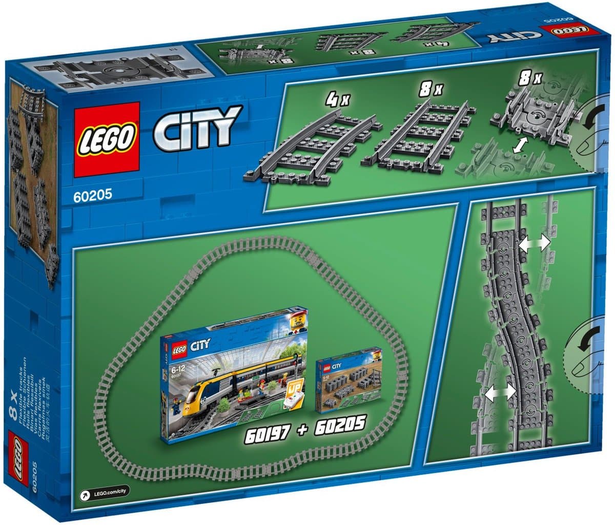LEGO City Treinrails - Constructiespeelgoed voor treinsets thumbnail 2