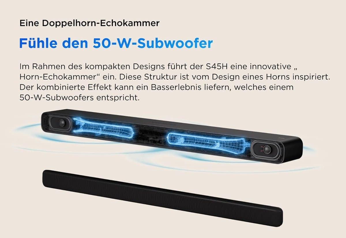 Soundbar - Home audio - Film avond - Dolby Atmos - 2.0 kanalen - Donker titanium thumbnail 5